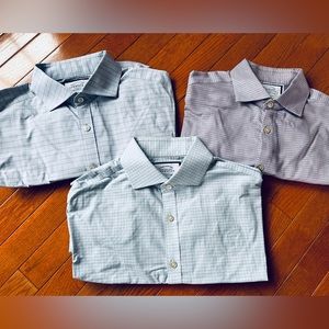 Lot of 3 Charles tyrwhitt dress shirts super slim fit size 15 1/2 -35